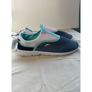 Speedo Women'sAquaskimmer Water Aqua Shoes Quick Drying Breathable, Gray, L